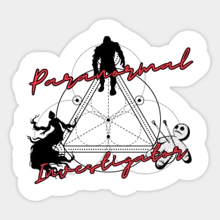 Paranormal Investigator Sticker